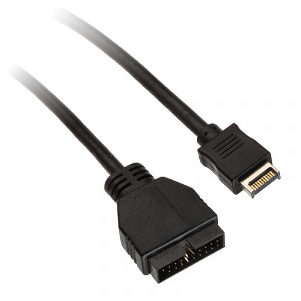 Kolink Sisäinen USB 3.1 Type C - USB 3.0 -sovitinkaapeli - 25 cm, musta