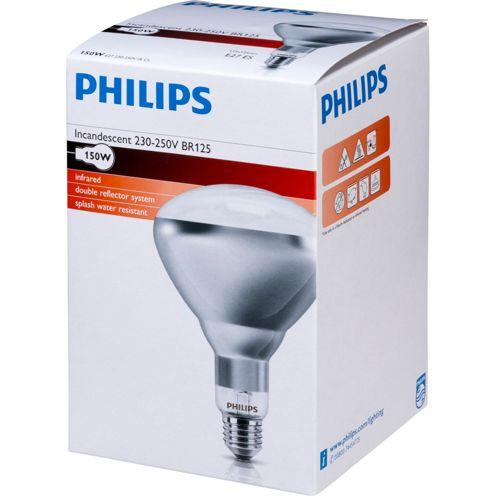 Philips Lämpölamppu Philips IR 240V 150W Infrapuna IR150CH BR125