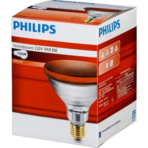 Philips Infrarotlampe PAR38 IR 150W E27 230V Red