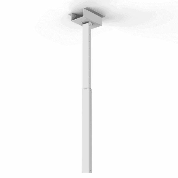 Hi-Nd Ceiling Mount and telescope pipe 40-60cm White RAL 9003-str