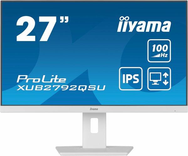 iiyama ProLite XUB2792QSU-W6 27 2560 x 1440 (2K) HDMI DisplayPort 100Hz Pivot Skrm