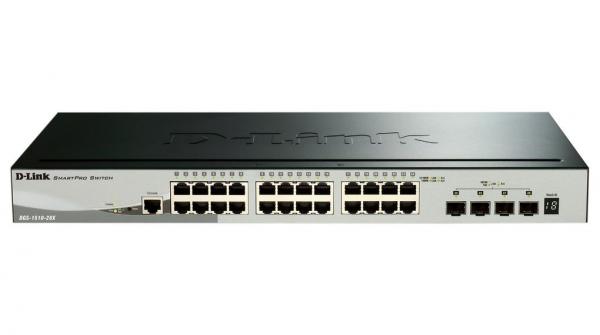D-Link Switch 24G 4SFP+ 24x10/100/1000 4xSFP+ L3