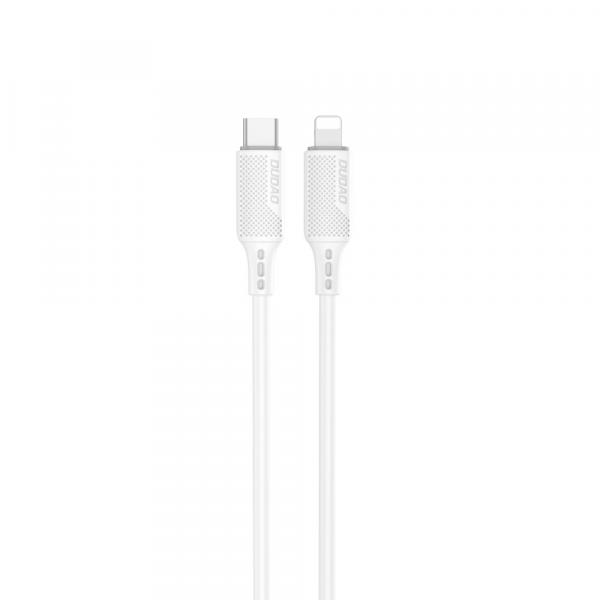 Dudao L6S USB-C to Lightning cable 20W 2m valkoinen, white