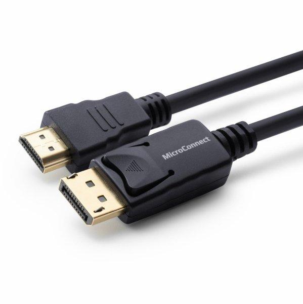 MicroConnect DisplayPort / HDMI 5m Sort