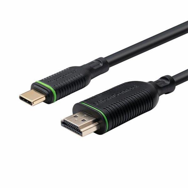 Microconnect MC-USBCHDMI2, 2 m, USB Type-C, HDMI, Hanstik, Lige, Lige