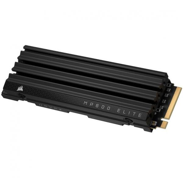 CORSAIR MP600 ELITE 1TB Gen4 PCIe x4 NVMe M.2 SSD with heatsink