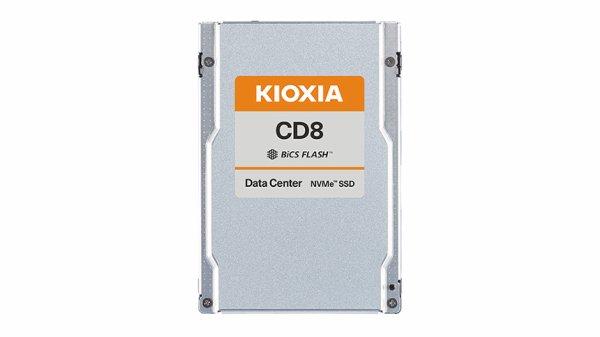 KIOXIA KCD8 series Solid state-drev 7680GB 2.5 U.2 PCIe 4.0 x4 (NVMe)