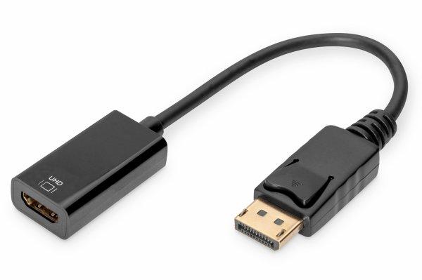 Aktiivinen DisplayPort HDMI-muuntimessa 20 cm kullanmusta