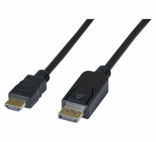 EXC DisplayPort 1-1 to HDMI cord Black 3m