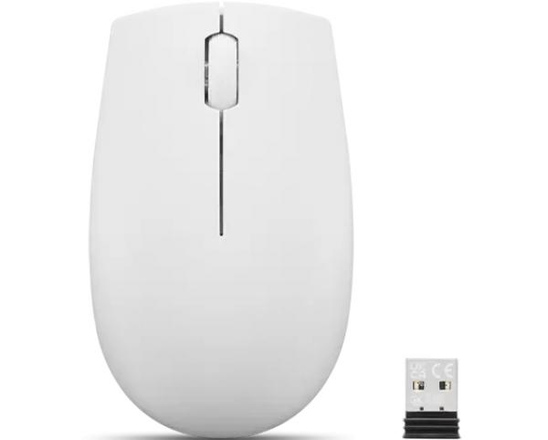 Lenovo 300 Wireless Compact Mouse (Cloud Grey) with battery