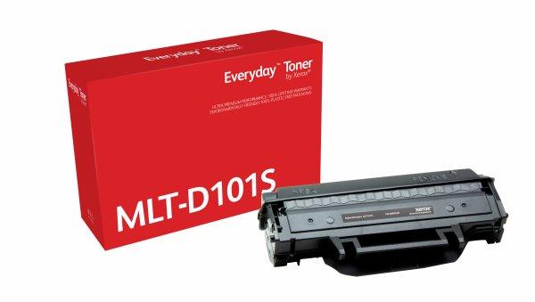 Everyday Vakiokapasiteetti Mustavalko -värikasetti Xeroxilta, Samsung MLT-D101S -yhteensopiva, 1500 sivua- (006R04293)