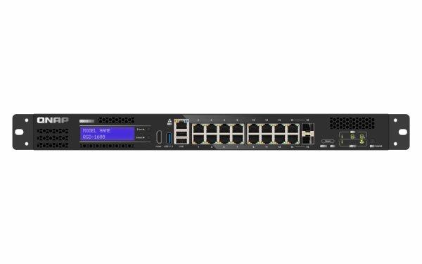 QNAP QGD-1600: 16 1GbE ports with 2 RJ45