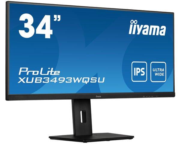 iiyama ProLite XUB3493WQSU-B5 34 3440 x 1440 (UltraWide) HDMI DisplayPort 75Hz