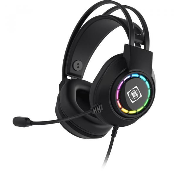 DH220 USB Stereo Gaming Headset, RGB, Black