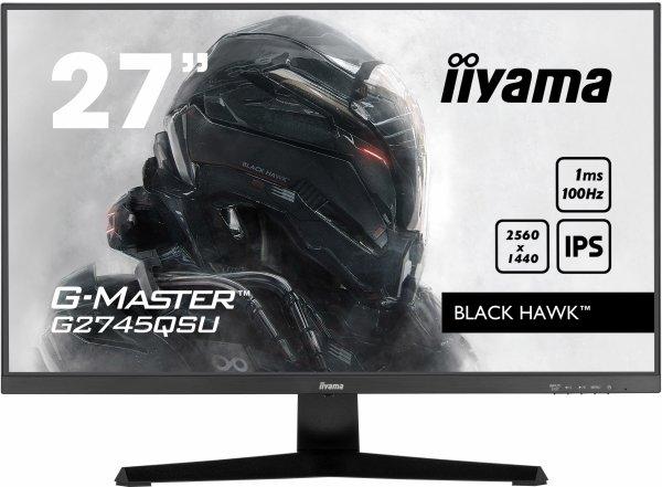 iiyama G-MASTER Black Hawk G2745QSU-B1 27 2560 x 1440 (2K) HDMI DisplayPort 100Hz