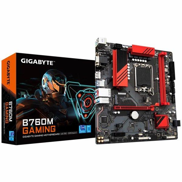 GIGABYTE B760M Gaming, Intel B760 Mainboard - Sockel 1700, DDR5