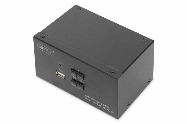 DIGITUS DS-12860 KVM / audio / USB switch Desktop