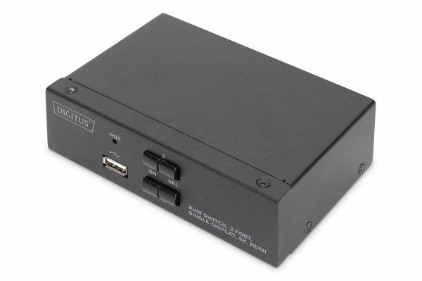 DIGITUS DS-12870 KVM / audio / USB switch Desktop