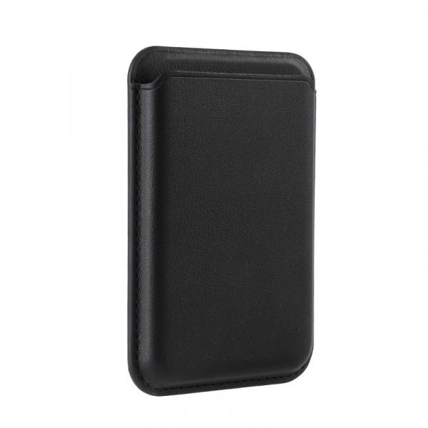Magneettinen korttipidike, sopii MagSafeen, musta. Cardholder with magnet, suitable for magsafe, black