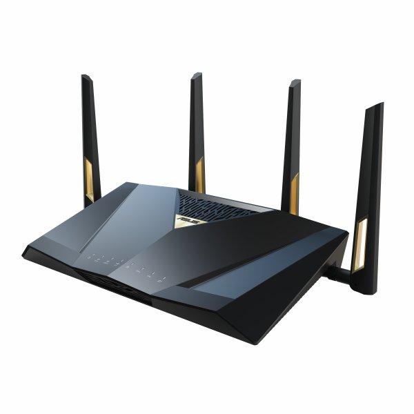 ASUS RT-BE88U (EU+UK) WiFi7 BE7200 Performance Router 2x10Gb ports, SFP+, 4x2.5Gb ports, 4x1Gb ports