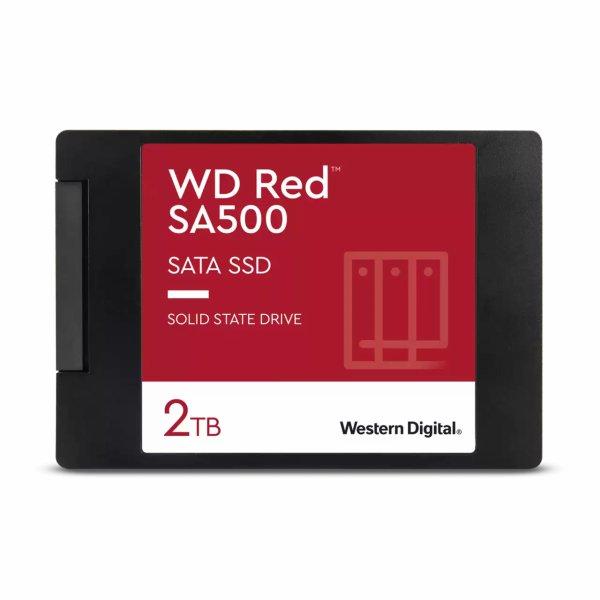 WD Red SA500 SSD WDS200T2R0A 2TB 2.5 Serial ATA-600, SATA III, 560/520 MB/s