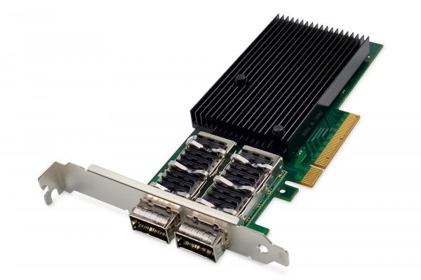 DIGITUS 2 portti 40 Gigabit Ethernet verkkokortti, QSFP+, PCI Express, Mellanox-piirisarja
