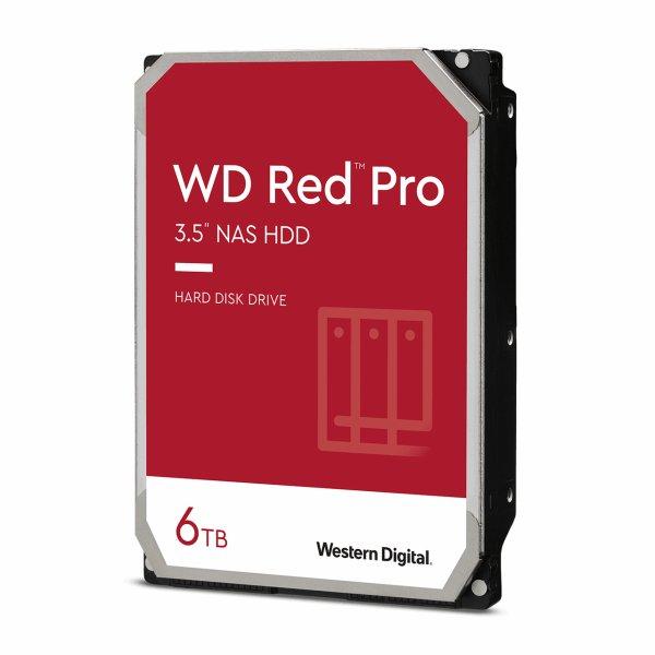 WD Red Pro Harddisk WD6005FFBX 6TB 3.5 Serial ATA-600 7200rpm