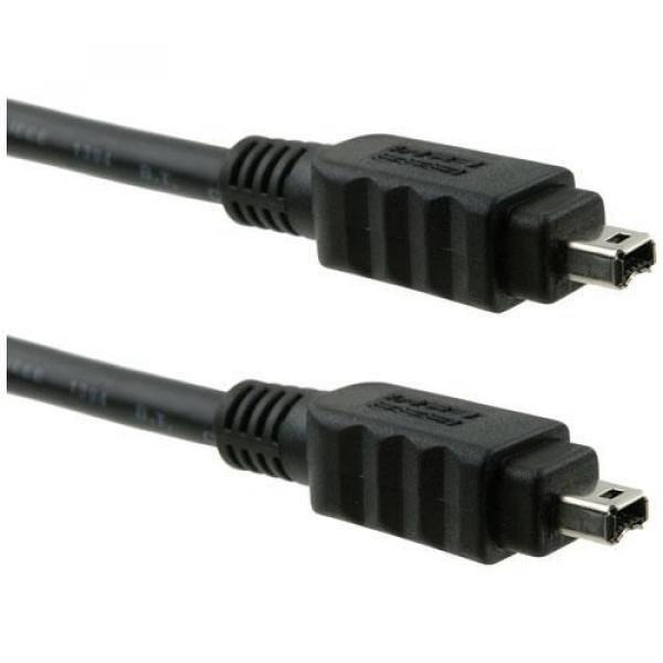 ICIDU IEEE 1394 Firewire 4-4 Cable, 3M Black