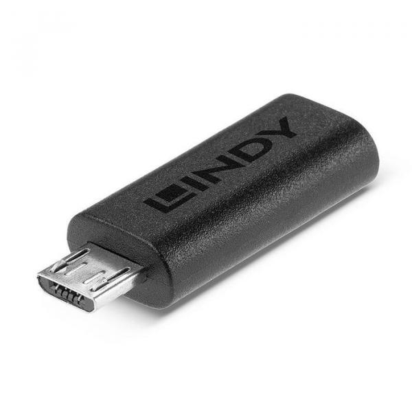Lindy USB 2.0 Typ C an Micro-B