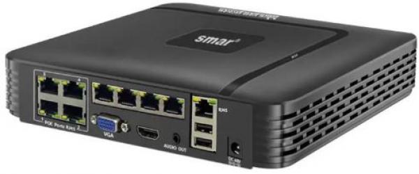 ZYsecurity 8-ch H.265 NVR 1x SATA, PoE 8x4k, Audio, 2x USB, xMeye, ONVIF, HDMI/VGA