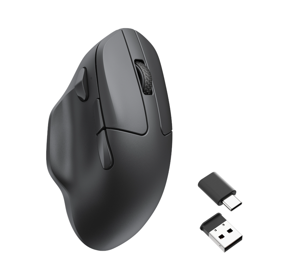Keychron M7 1K Hz Light 63g Ergonomic Black Wireless Mouse