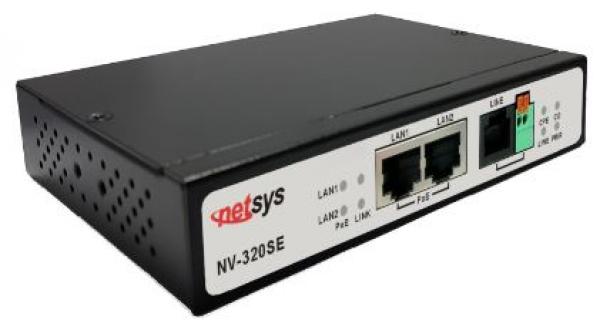 Netsys VDSL2 bridge 160/160M PoE+ (60W) LAN: 2x 10/100/1000, G.993.2