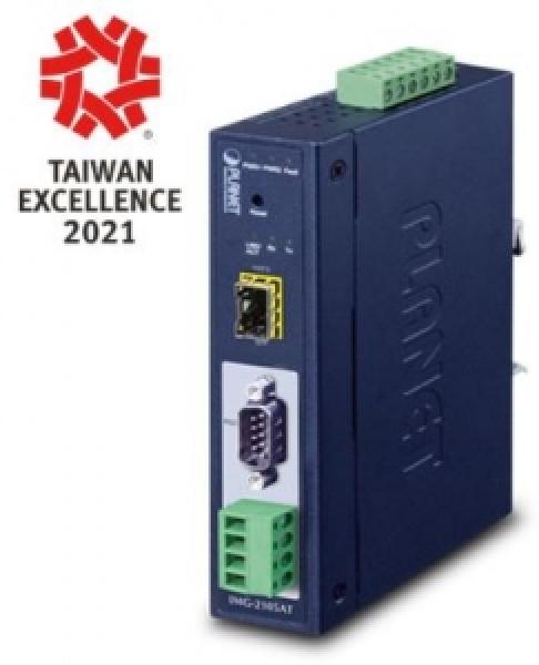 PLANET 1x RS-232/422/485, SFP Device server IP30 Modbus Gateway