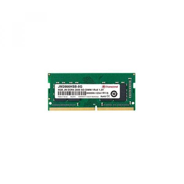 TRANSCEND 8GB JM DDR4 3200 SO-DIMM 1RX16 1GX16 CL22 1.2V