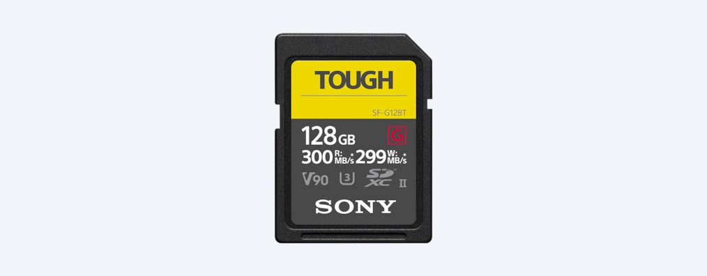Sony SDXC G Tough series   256GB UHS-II Class 10 U3 V90
