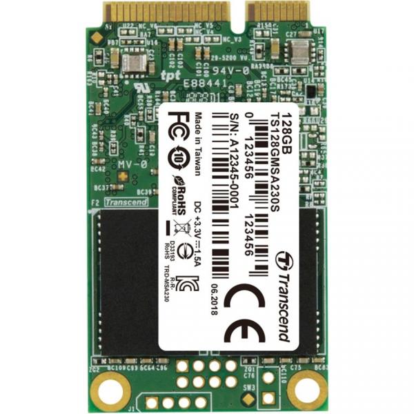 Transcend SSD MSA230S      128GB mSATA SATA III 2230