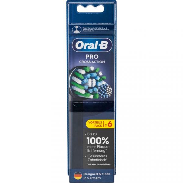 Oral-B harjaspäät mustat ProCrossAction CleanMaximizer6er