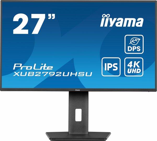 iiyama ProLite XUB2792UHSU-B6 27 3840 x 2160 (4K) HDMI DisplayPort USB-C 60Hz Pivot Skrm