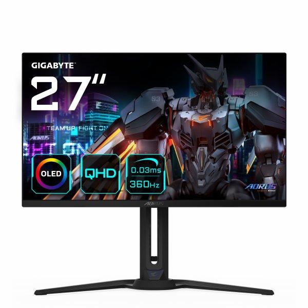 GIGABYTE AORUS FO27Q3, 68,6 cm (27 ") 360Hz, FreeSync Premium Pro, OLED - DP, 2xHDMI