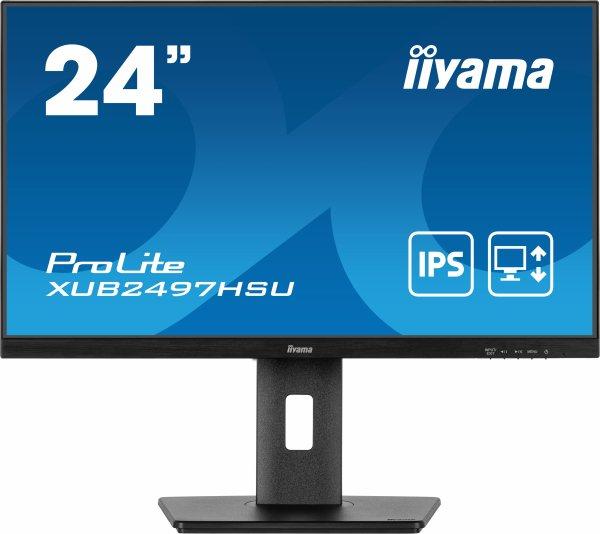 iiyama ProLite XUB2497HSU-B1 24 1920 x 1080 (Full HD) HDMI DisplayPort 100Hz Pivot Skrm