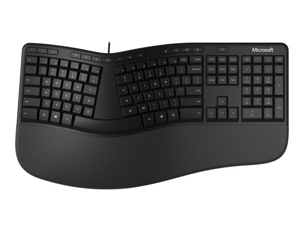 Microsoft Ergonomic Keyboard - for Business - näppäimistö - Nordic - musta