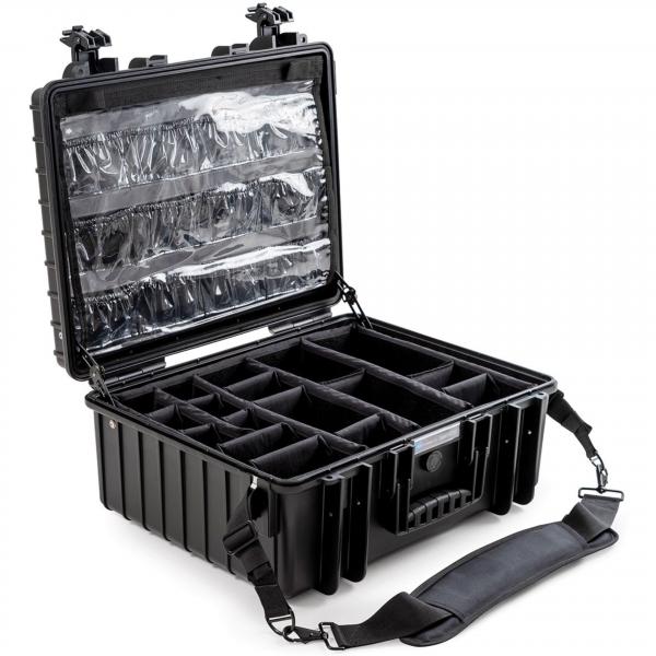 B&W Outdoor Case 6000t with medical emergency ki black