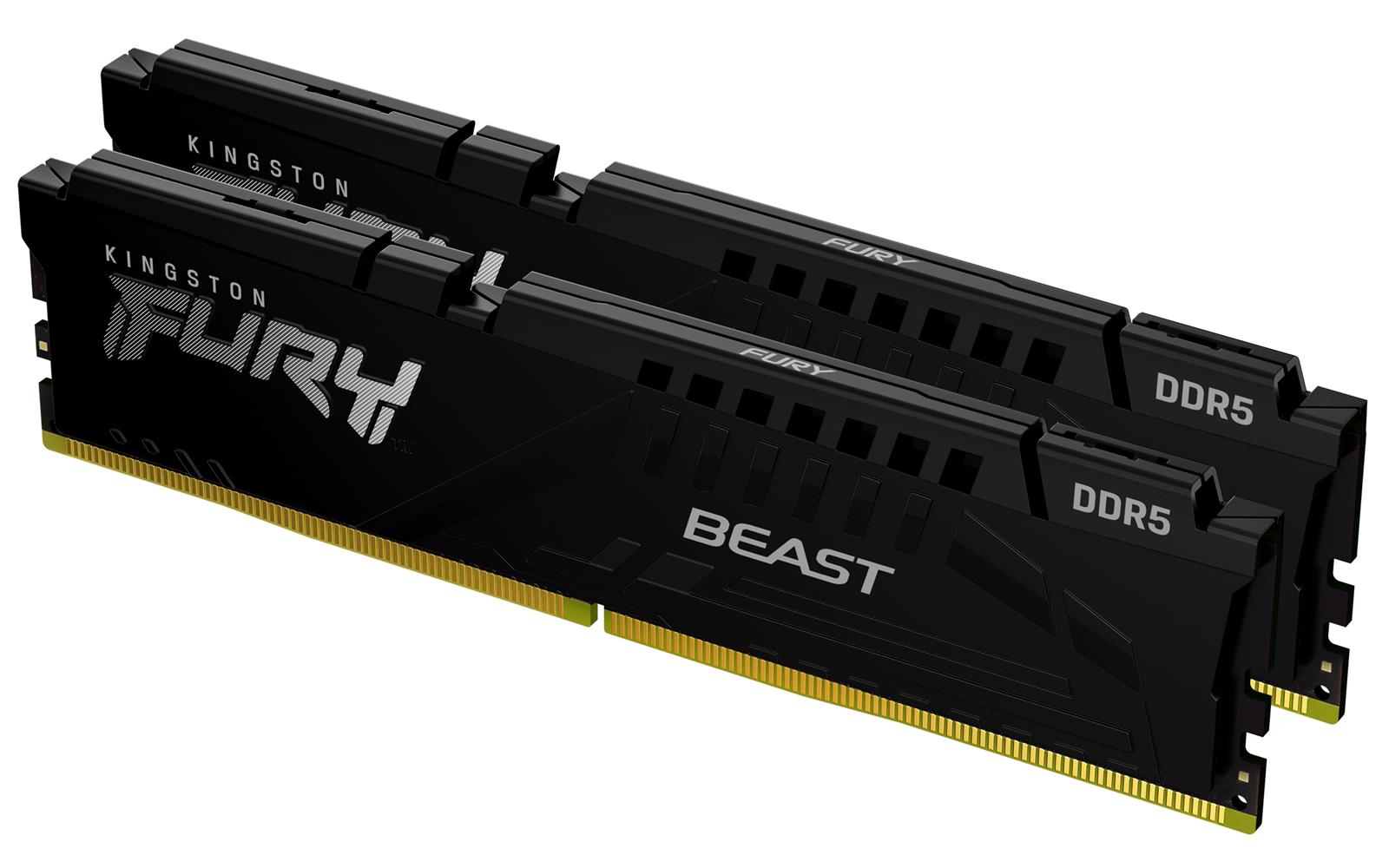 Kingston 32GB (2x16GB) DDR5 6400MHz CL32 FURY Beast Black EXPO