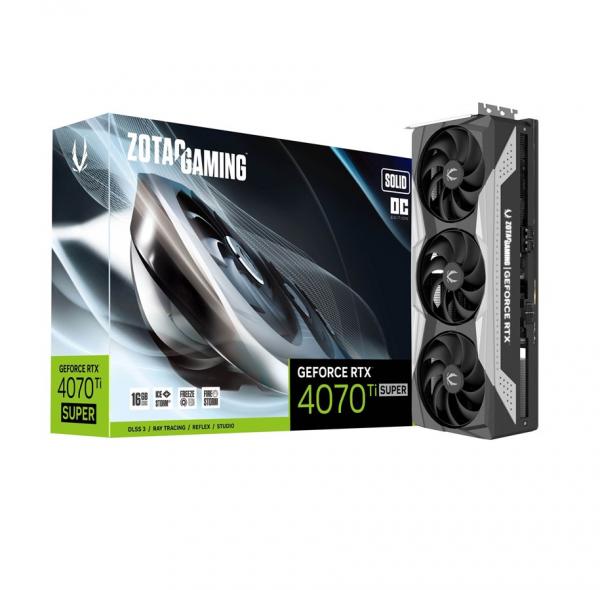 ZOTAC GAMING GeForce RTX 4070 Ti SUPER SOLID 16GB 16GB