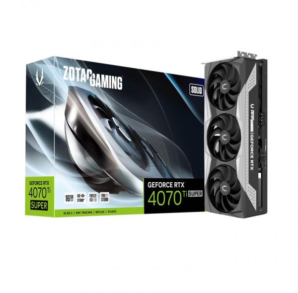 ZOTAC GAMING GeForce RTX 4070 Ti SUPER SOLID OC 16GB 16GB OC Edition