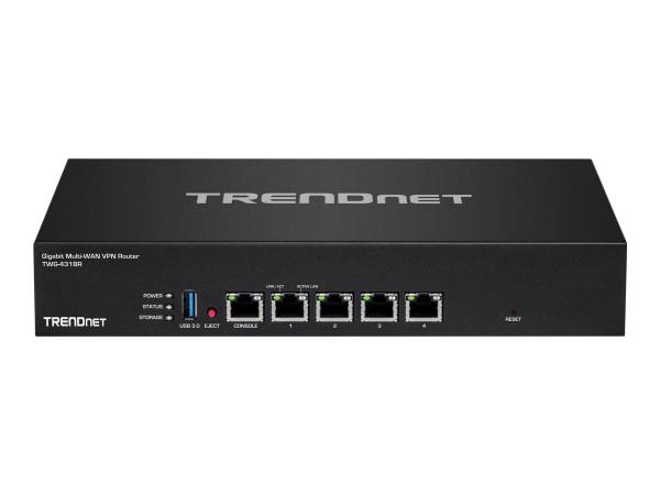 TRENDnet TWG-431BR Gigabit Multi-WAN VPN Business Router