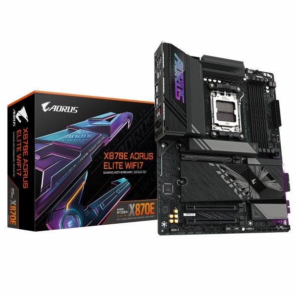 Gigabyte X870E AORUS Elite WiFi7, AMD X870E Mainboard - Sockel AM5, DDR5