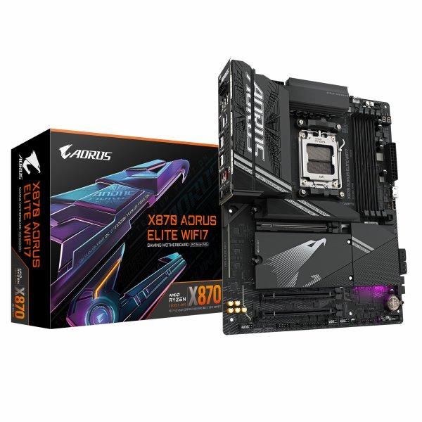 Gigabyte X870 AORUS Elite WiFi7, AMD X870 Mainboard - Sockel AM5, DDR5