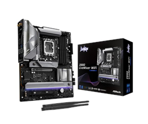 ASRock Z890 LiveMixer WiFi, Intel Z890 Mainboard, Sockel LGA 1851, Intel Z890, ATX, DDR5