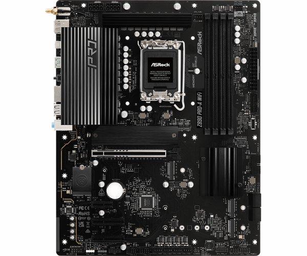 ASRock Z890 Pro-A WiFi, Intel Z890 Mainboard, Sockel LGA 1851, Intel Z890, ATX, DDR5